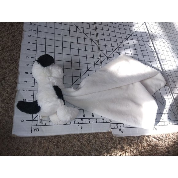 Jellycat Bashful Puppy White Stuffed Dog Cream Lovey Baby Security Blanket - Picture 7 of 7